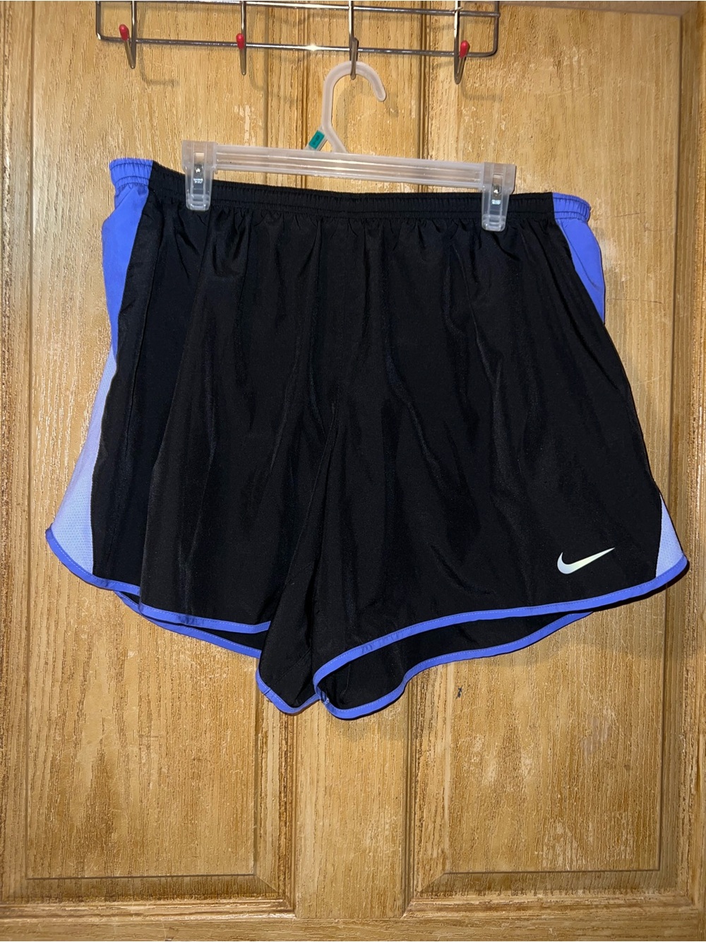 Nike Women’s Black and Purple Running Shorts 1X